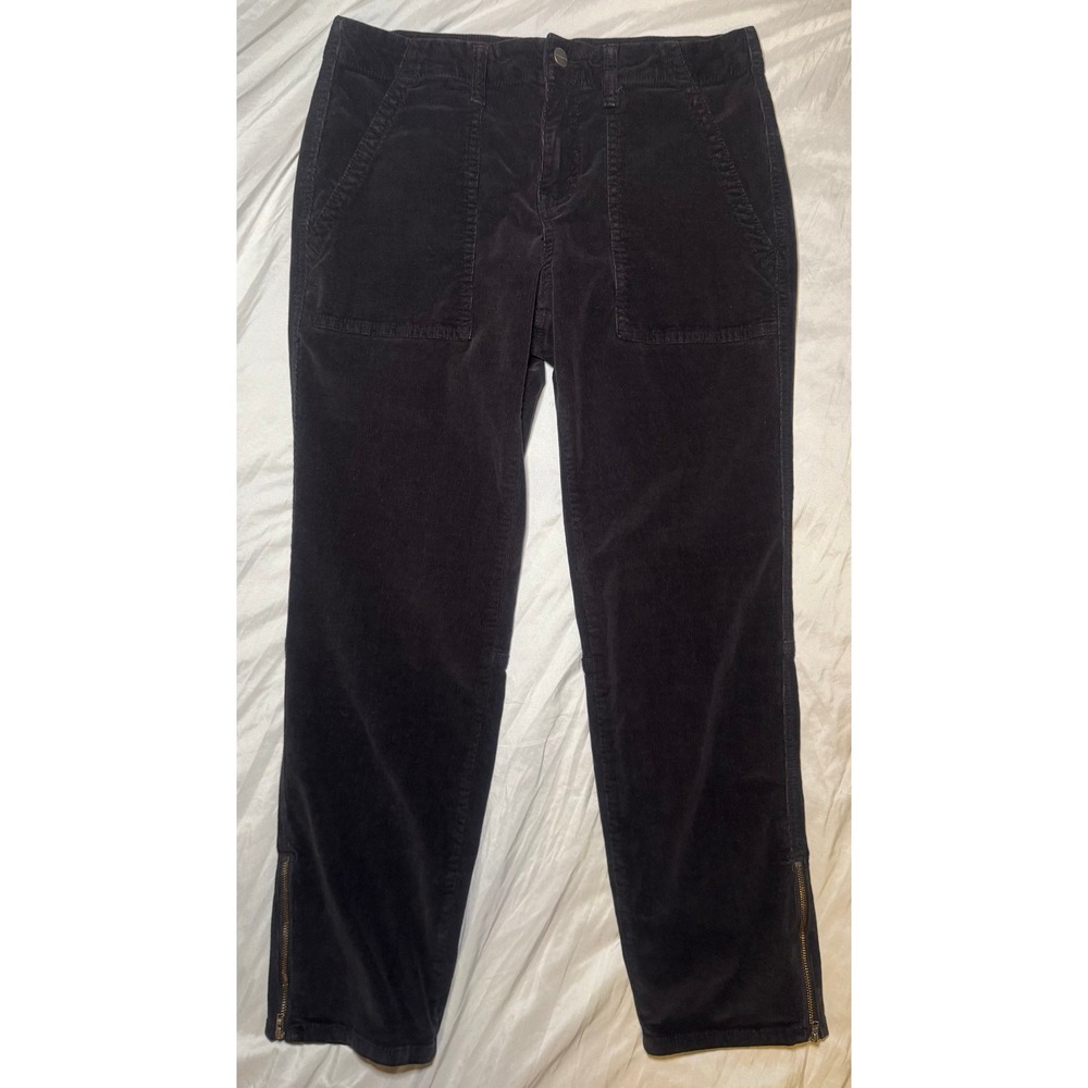 Sanctuary x Anthropologie Corduroy Utility‎ Pants Womens 29 Grey Ankle Zip